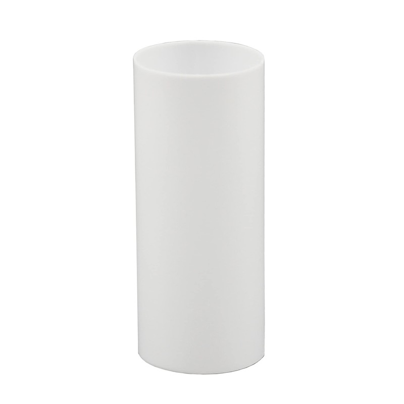 Creative Hobbies White Plastic Medium Base Chandelier Socket Candle Covers,