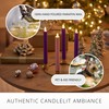 Luminara - Flameless Battery Operated Taper Candle - Purple -