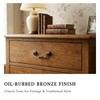 HOUSEHOOK 6 Pack Vintage Bail Drawer Pulls, 3-1/4" Hole Centers,