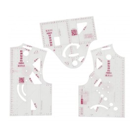 Tailor's Fashion Ruler Set - Garment Cloth Sewing Tool Measure Pattern