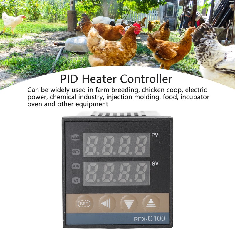Digital PID Thermostat Set Quick Response Chicken House LED Temperature