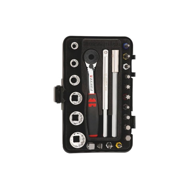 Wurth 096511 23 Ass.CH. A BUSSOLA Mini 1/4, Black