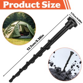 Pack of 12 Ground Screws for Robotic Lawnmower, 13.7 cm Lawnmower, Charging Station Screws for Husqvarna Automower 105 305 308, Ground Screws Garden Tools