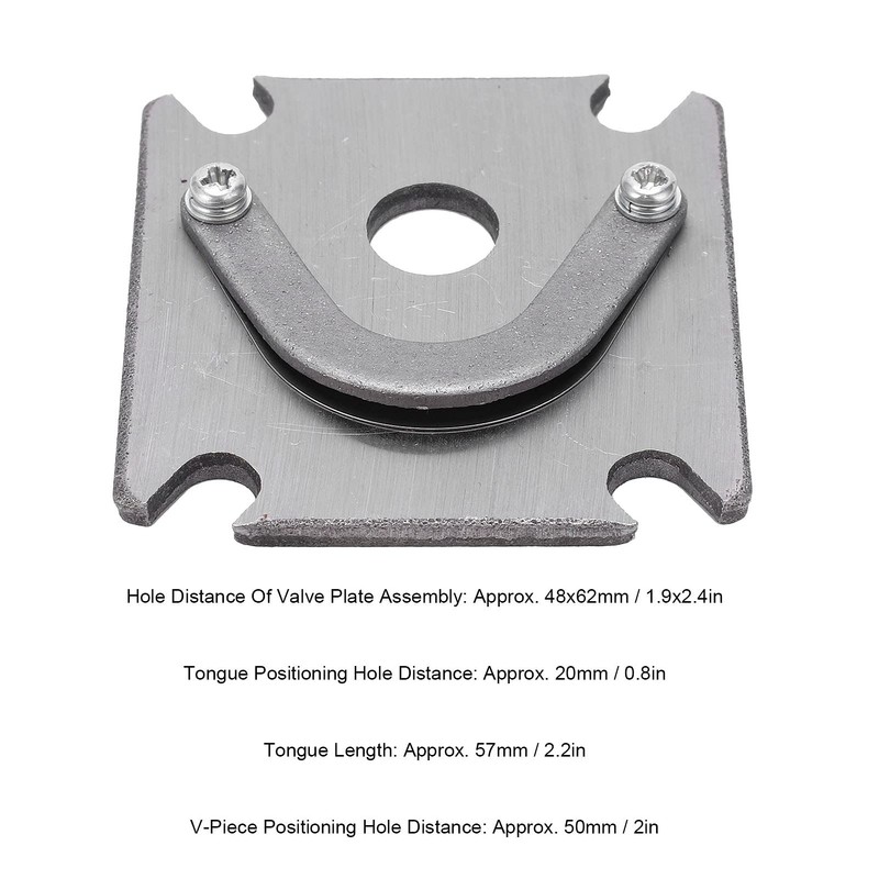 Valve Plate, Air Compressor Valve Plate, Air Compressor Accessories, 48x62mm