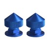 JGR 1 Pair Welding Hood (Pipeliner) Fasteners Aluminum (Spiked-Blue)