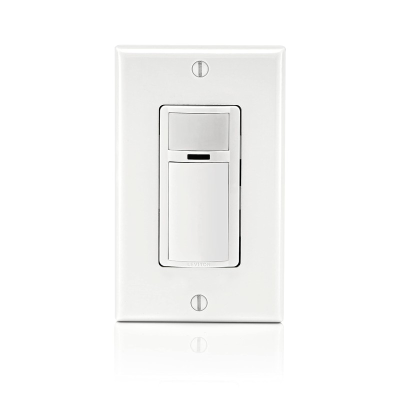 Leviton DOS02-2PK Decora Occupancy Motion Sensor Light Switch, Auto-On, 2A,