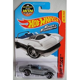 HOT WHEELS HW RACE SILVER CORVETTE GRAND SPORT ROADSTER 179/250