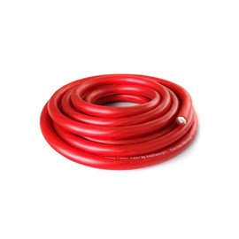 KnuKonceptz Bassik 1/0 Gauge AWG Primary Automotive Battery Power/Ground Wire Cable - Red 20 Feet