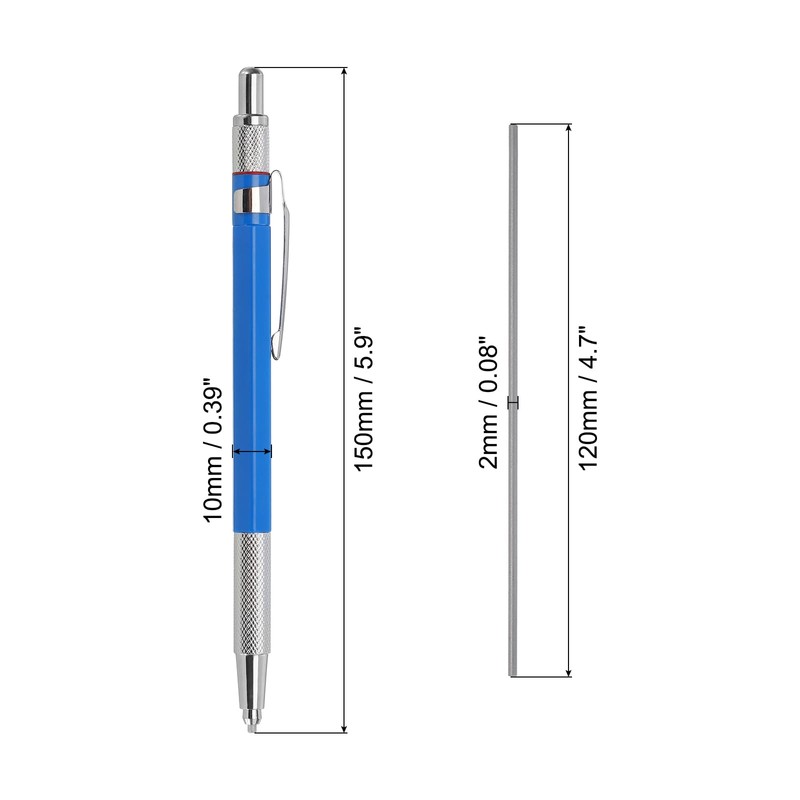 PATIKIL Mechanical Pencil with 12Pcs HB Refills, Write Smoothly Portable