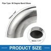 A ABSOPRO Stainless Steel 90 Degree Exhaust Elbow Pipe OD