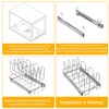 RITSU Slide Out Pan and Pot Lid Organizer for Cabinet,