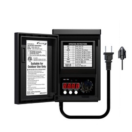Malibu Power Pack 200watt Low-Voltage Weatherproof Transformer with Photo Sensor for Low-Voltage Landscape Lighting