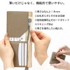 HAKATA NO MORI LEATHER Genuine Leather Bifold Thin Wallet Skimming