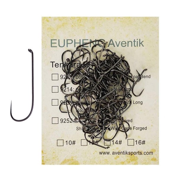100pc Tenkara Hook Fly Fishing Hook Catch&Release for Dry Wet