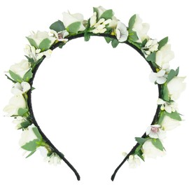 Trachtenland Flower Headband Sabia – Charming Hair Accessory for Dirndl, for Weddings, Communion or Festivals -