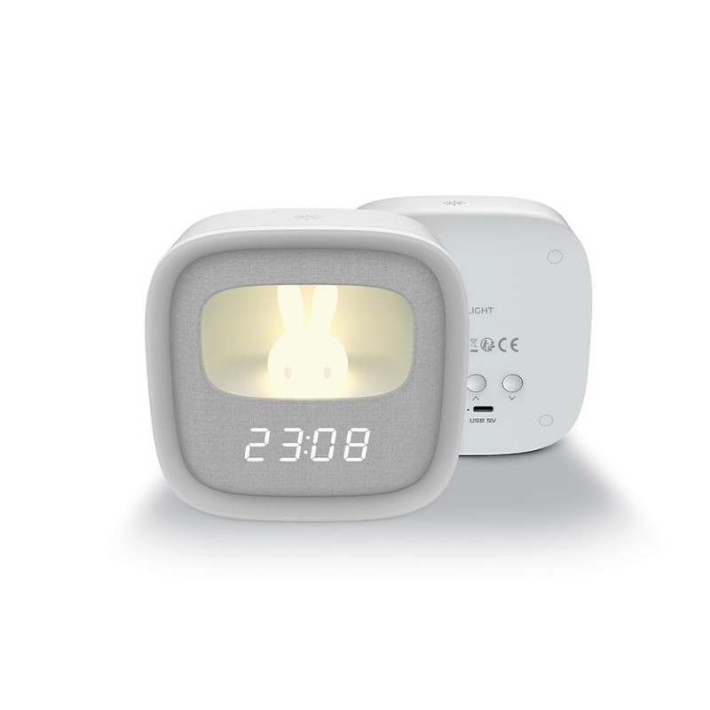 Pure FNL-06 Aurora LED Night Alarm Clock Square White Forever