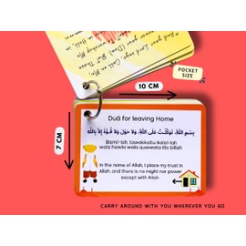 20 Islamic Daily Dua Cards, Islamic Duas Gift for Children and Adults, Ramadan, Dua Cards Translation and Transliteration for Muslims