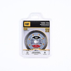 Cat® Genuine OEM 4-inch Turbo Rim Diamond Saw Blade for Hard Materials, 200 Trade - DA30300U