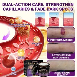 Crema Restauradora De Piel 10 En 1 Con Biotina Natural Evolv