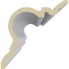 Ekena Millwork SAMPLE-MLD07X07X09DE Devon Cove Crown Moulding Samples, White