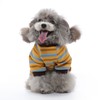 Striped Dog Pajamas Soft Stretchy Warm 4 Legged Puppy Jumpsuit