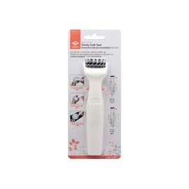 Bira Craft Herramienta multiusos 3 en 1, cepillo para polvo de troquel, herramienta de deshierbe 3 en 1, cepillo para polvo, rasguño, perforación, grabado en relieve y accesorio de máquina de corte,
