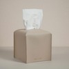 OLETHA Aesthetic Square Tissue Box Cover, Tissues Cube Box Holder,