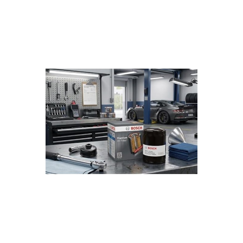 Bosch Filtro de Aceite Premium FILTECH 3323, Negro