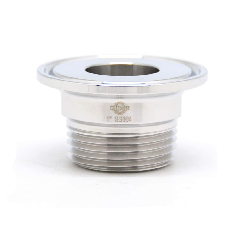 QiiMii 2" Tri Clamp Tri Clover Fittings to NPT 1/2"