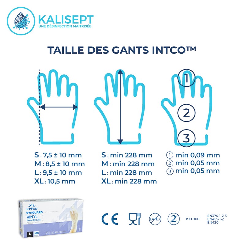 KALISEPT INTCO - Pack of 100 - High Quality Medical