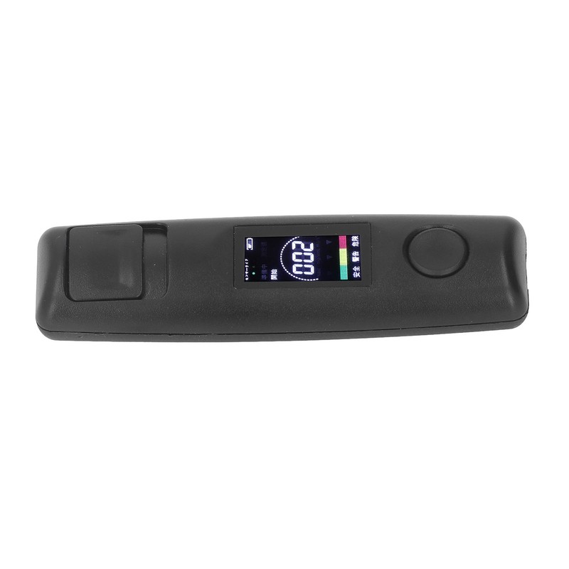 Black Portable Breathalyzer Professional Noncontact High Accuracy Alcohol Tester Rechargeable