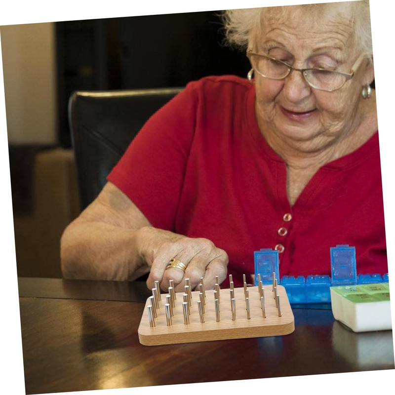 Healeved Healeved Pegboard for Finger Dexterity Training Hand Rehabilitation Board