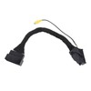 KIMISS Rückfahrkamera-Adapterkabelbaum für SYNC 2 3Plug-and-Play-Installation für 54-Pin-Systeme mit