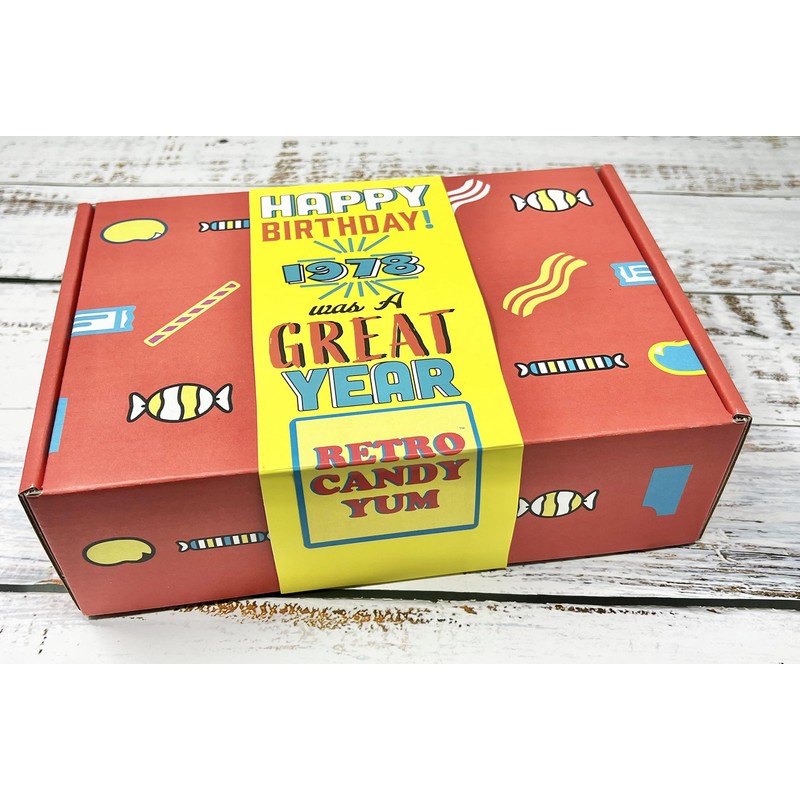 RETRO CANDY YUM ~ 1978 48th Birthday Gift Box Nostalgic