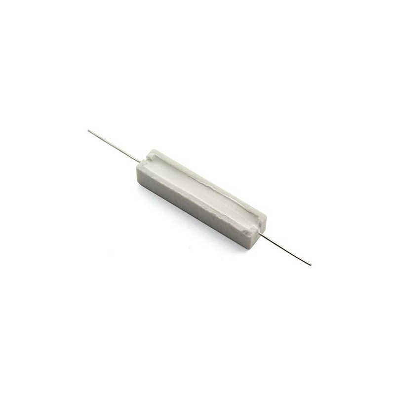 Tegg 10PCS Cement Resistors 10W Horizontal 10 ohm 5% Ceramic