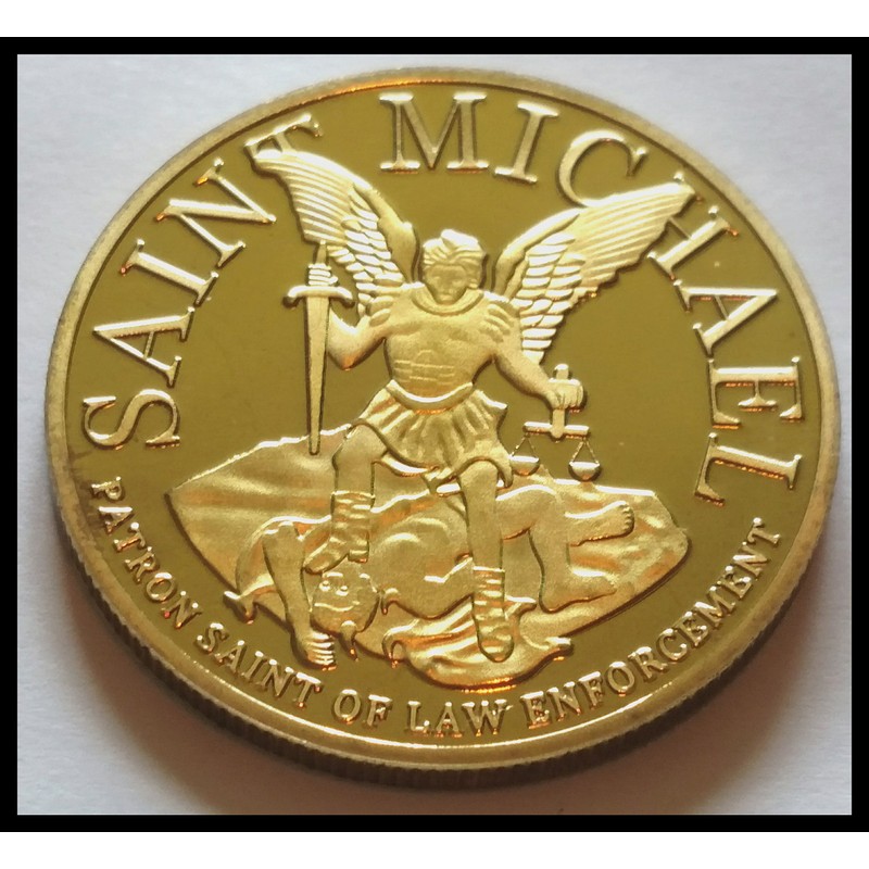 Milwaukee Police Department Colorized Challenge Art Coin