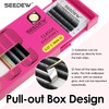 SEEDEW Wet Eyelash Extensions, MIX8-15mm D Curl 0.07mm 12 Rows/Tray,