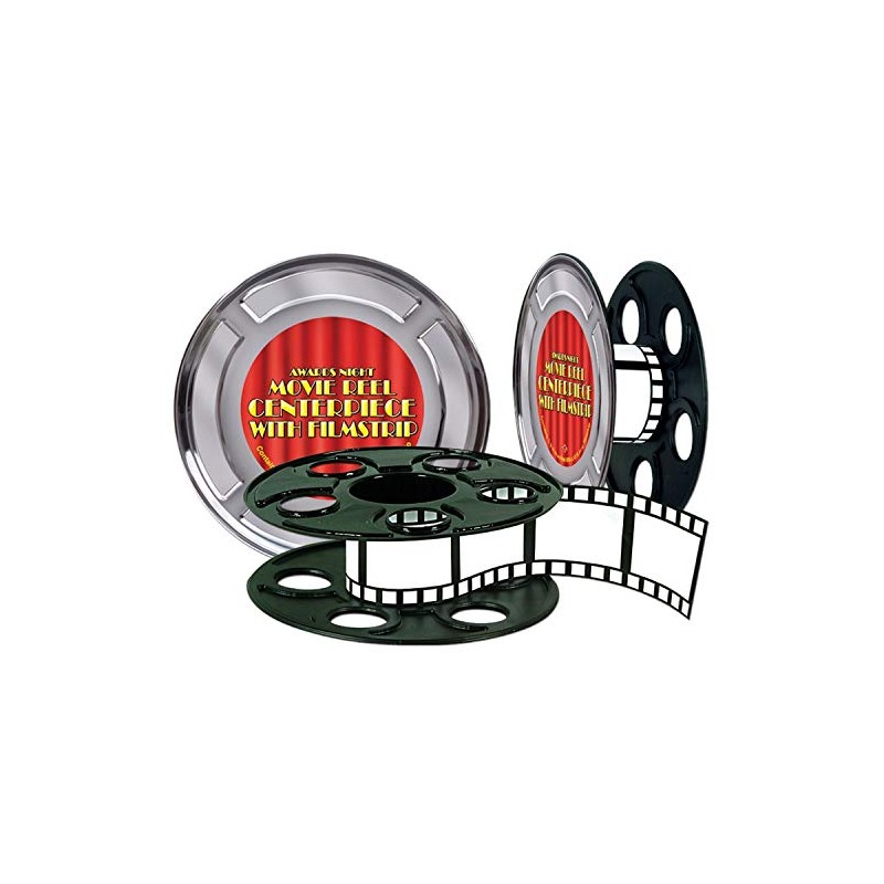 Beistle 50091 - Movie Reel With Filmstrip Centerpiece