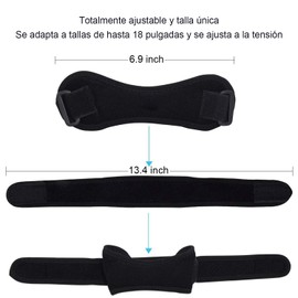 Rodillera con Soporte Doble para Rótula, Ajustable estabilizador de rodilla para tendinitis, artritis, menisco desgarro,correr, voleibol,alivio del do lor de rodilla, recuperación de lesiones, deportes (2)