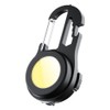 COB Mini Flashlight Bright Portable Rechargeable Keychain Flashlight with Bracket