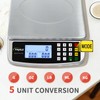 Large Food Scale 110 lb, Commercial Kitchen Scale 50kg with