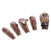 PN-023 Press-On Nails Varnished Pack of 10 Reusable Artificial Premium