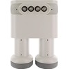 Schwaiger Quad LNB Mono Bloc Light Grey