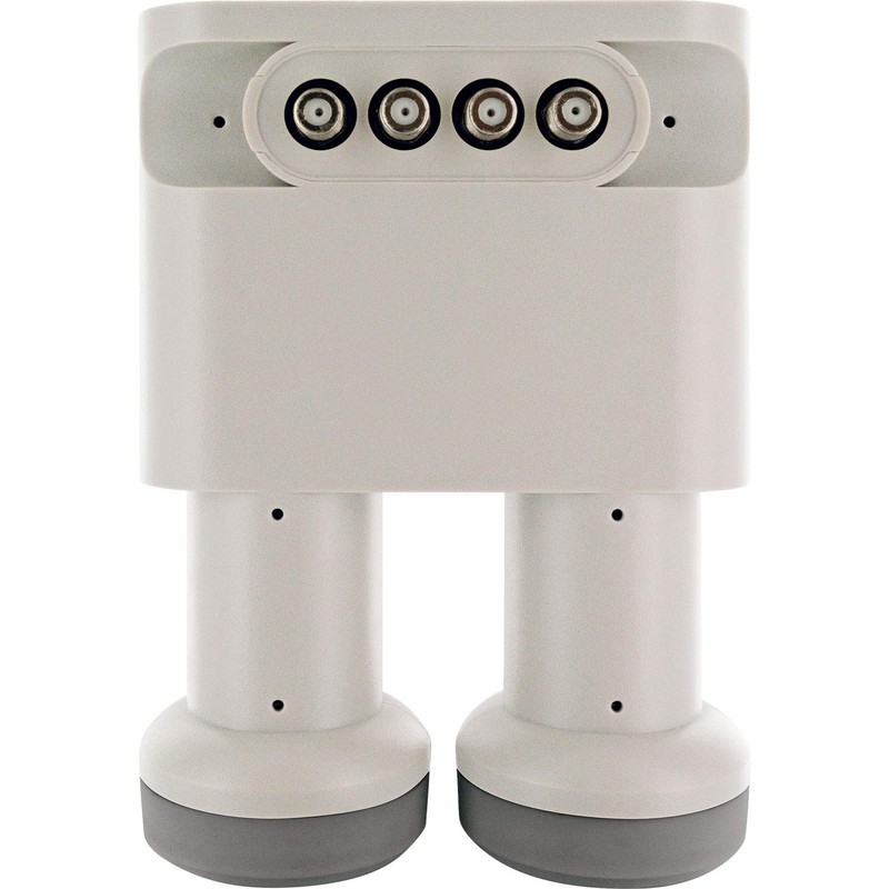 Schwaiger Quad LNB Mono Bloc Light Grey