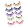 LALAFINA Fake Eyelashes 5pcs Decorative False Eyelashes for Cosplay Makeup