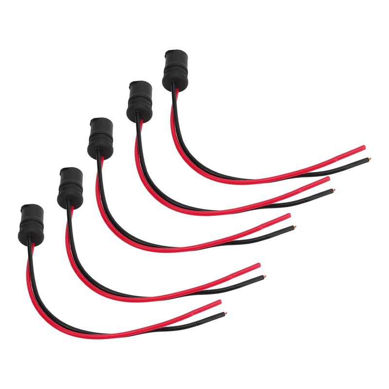 10 Pcs T10 W5W LED Socket Holder Light Bulb Extension