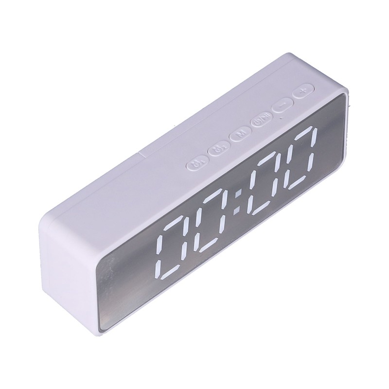 EG-010 Bluetooth Clock Speaker with LED Mirror Portable Drop Proof