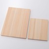 MUJI 15254392 Hinoki Cooking Plate, Thin, Large, Approx. Width 36