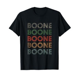 Boone First Name Grunge Style Vintage Retro T-Shirt