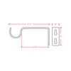 Ivilon Drapery Window Curtain Rod - End Cap Style Design